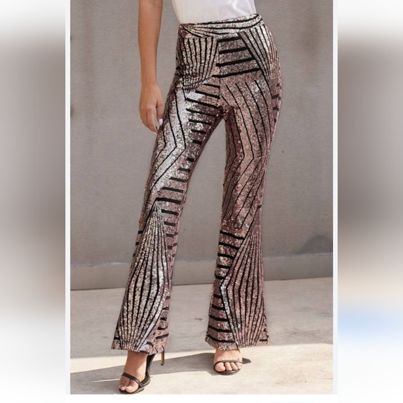 Sequin dis💿co bell bottoms - Picture 8 of 8